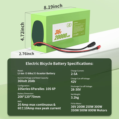 XT60 Fascial Gun Battery 100W-600W 36V 8Ah Литиевая батарея с зарядным устройством 2A