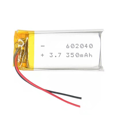3.7v 500mAh Li литий-полимерная батарея 0.35A Unrechargable с проводом