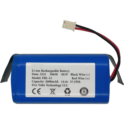 Изготовленный на заказ OEM блока батарей иона 2600mah 14.8V 14.4V Li перезаряжаемые