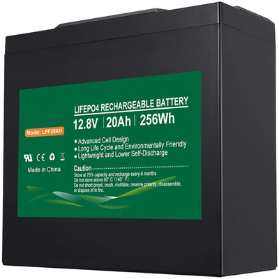 Батарея фосфата лития NCM 1.2kg 12.8v 12v 20ah литиевая аккумуляторная батарея