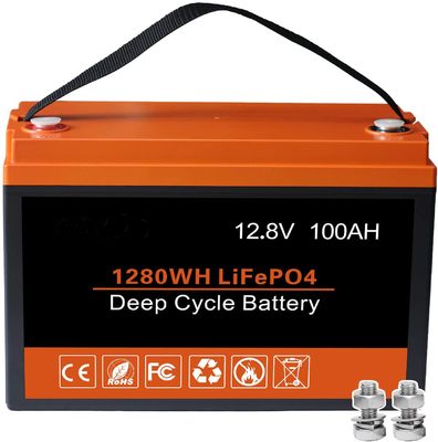 Аккумуляторная батарея солнечной энергии LFP 100AH ​​12V литиевая аккумуляторная батарея BMS